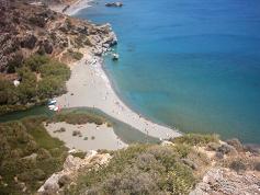 Preveli Beach, Crete, Kreta.