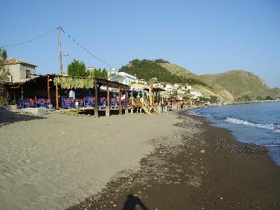 Lesbos, Skala Eressos Beach strand