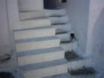 Stairs in Mykonos town