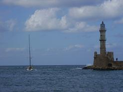Chania lighthouse, vuurtoren, Kreta, Crete
