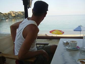 En Plo Caf Bar, Lygaria Beach, Kreta, Crete