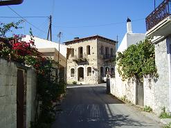 Het dorp Kasteli op Kreta, the village of Kasteli on Crete.