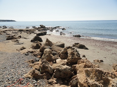 Orthi Ammos Beach, Frangokastello, Frangokastelo, Crete, Kreta