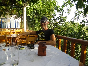 Babis & Popi taverna, Frangokastello, Frangokastelo, Crete, Kreta.