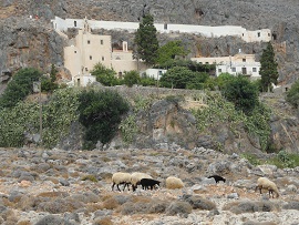 Moni Kapsa klooster, Kreta.