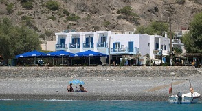 Sougia beach Lotos, Crete, Kreta.