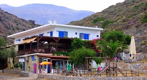 Preveli Rooms, Preveli beach, Crete, Kreta.