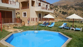 Private villas in Triopetra, Agios Pavlos on Crete
