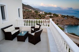 Villa Amvrosia in Achlia beach, Crete, Kreta.
