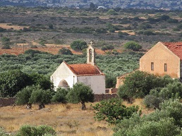 Agia Triada monastery, Akrotiri, Crete.