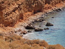 Vlychada beach, Kreta, Crete.