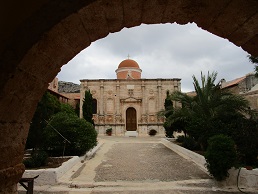 Gouvernetou monastery, Akrotiri, Crete.