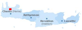 map of Crete