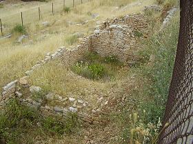 Samos Pythagorio, ancient theatre and Hellenistic villa, Samos Pythagorion, Oude theater en Hellenistische villa