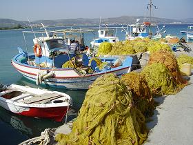 Samos, Ireon, the fishing boat, de vissersboot