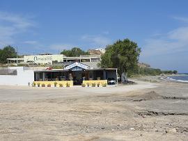 Taverna Panos, Monolithos Beach in Santorini