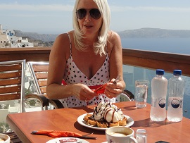 Santorini, Fira, Select Lounge Cafe