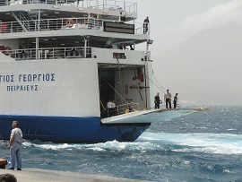 Sifnos ferry, Sifnos veerboot