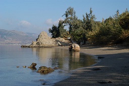 Nyfi beach, Skyros
