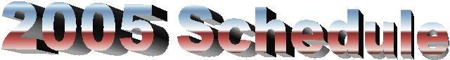 2005 Schedule