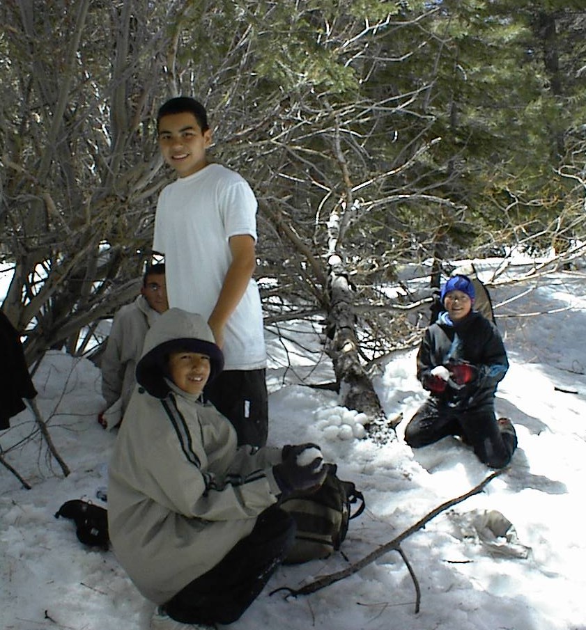 Young Marines Snow Wars!2005