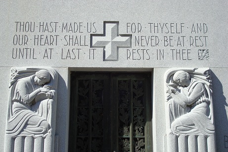 Detail, Warren Bedford mausoleum