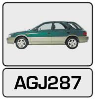 Green Imprezza, AGJ287
 Copyright � 2002 New Zealand Police