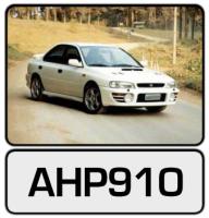 White Impreza, AHP910
 Copyright � 2002 New Zealand Police