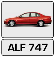 Red Holden Commodore VX 2002, ALF 747
 Copyright � 2002 New Zealand Police