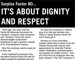 It's about dignity and respect