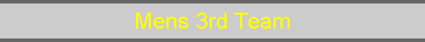 Mens 3rd Team