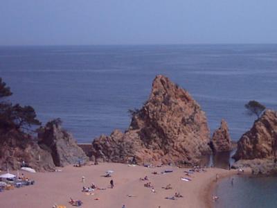 First Glimpse of the Beach