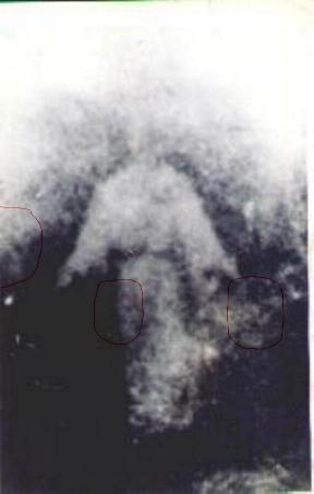 A woman from Georgia took this photo during a tornado in 1961