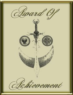 Award Of Achieement