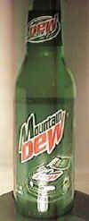 Mountain Dew longneck bottle "Dew Racing"