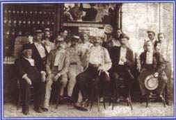 Caleb Bradham in his Drugstore