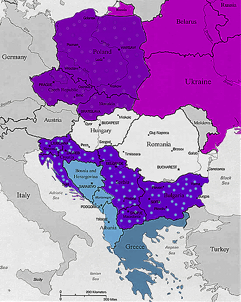 Eastern European Map