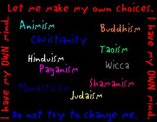 I have my own mind, let me use it.