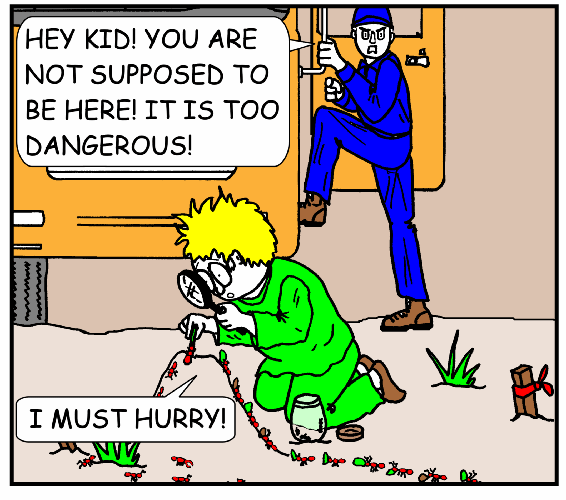 Tell your friends! A new comic page added every Tuesday!