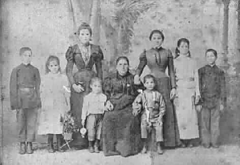 Roche-Leah with her Eight Children