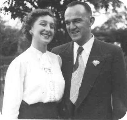 Pinkie Catzel with first wife, Bernice Cohen-Catzel
