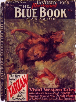 Blue Book - January 1928 - Tarzan, Lord of the Jungle 2/6