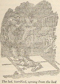 IV. The lad, horrified, sprang from the bed.