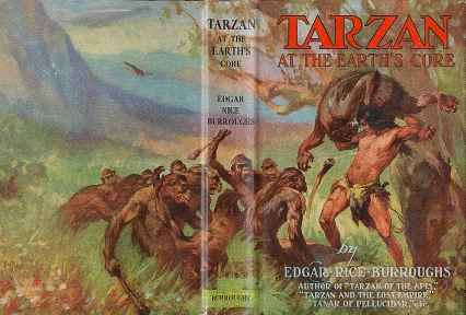 J. Allen St. John: Tarzan at the Earth's Core - wraparound DJ -  different b/w FP