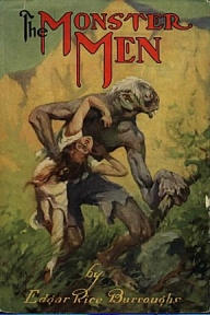 J. Allen St. John: Monster Men - title page art
