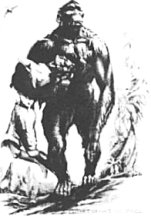 Plate #1 - Carried her off beneath a hairy arm, page 100