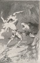 St. John FP: Tarzan lifted him high above his head and hurled him into the  face of Numa