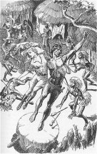 The next instant the captive was gone