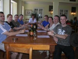 Tasting at our first stop