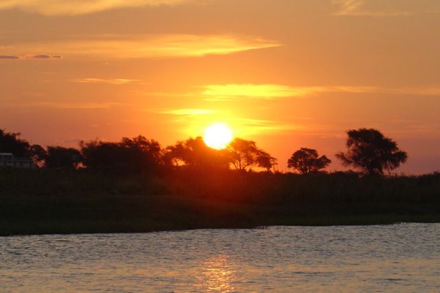 Sunset on the booze cruise